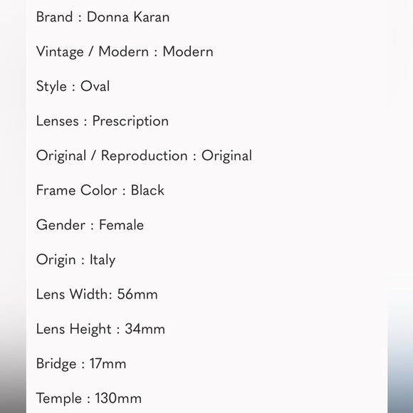 Donna Karan Sleek Black vintage Sunglasses main image 11